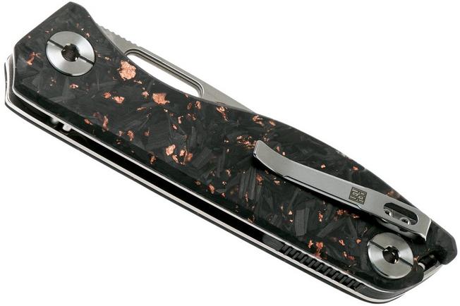 Image for Real Steel Sidus Copper Carbon fibre Special Edition 7463 pocket knife, Poltergeist design