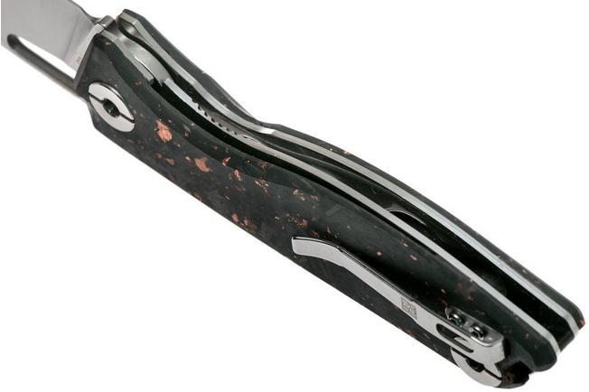 Image for Real Steel Sidus Copper Carbon fibre Special Edition 7463 pocket knife, Poltergeist design