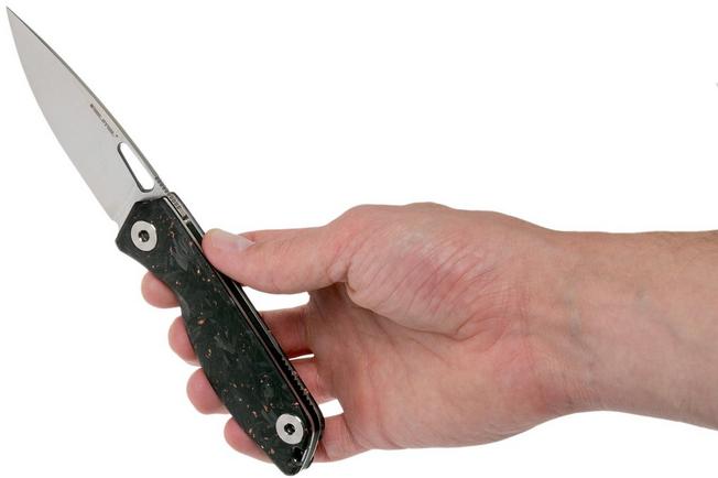Image for Real Steel Sidus Copper Carbon fibre Special Edition 7463 pocket knife, Poltergeist design