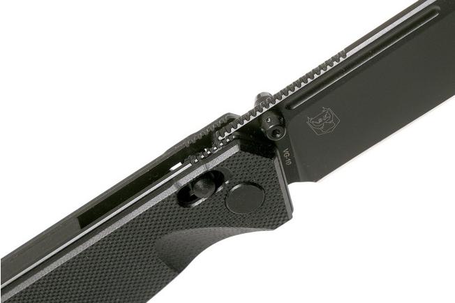 Real Steel Huginn Knife - VG-10 Blade, G10 Ergonomic Textured Grip - EDC  Knife for Men and Women - Black/Gold 