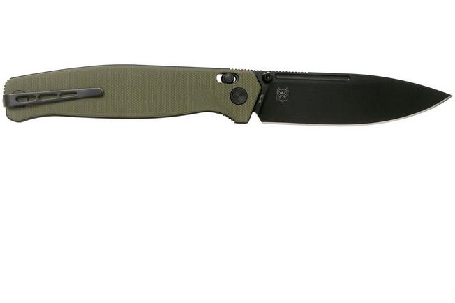 Real Steel Luna Premium II M390, Green Micarta 7006P