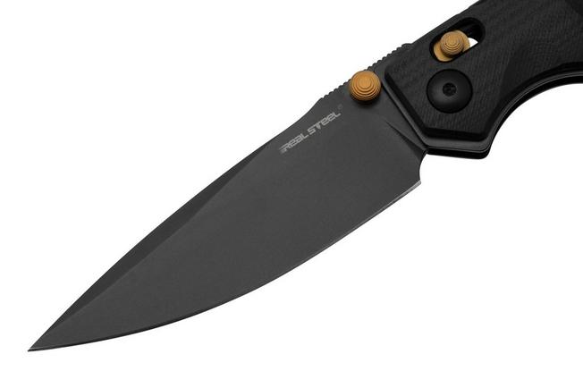 Real Steel Sacra Black Folding Knife