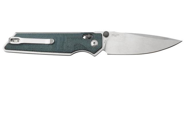 Real Steel Sacra, 7711D Denim Micarta, K110, pocket knife