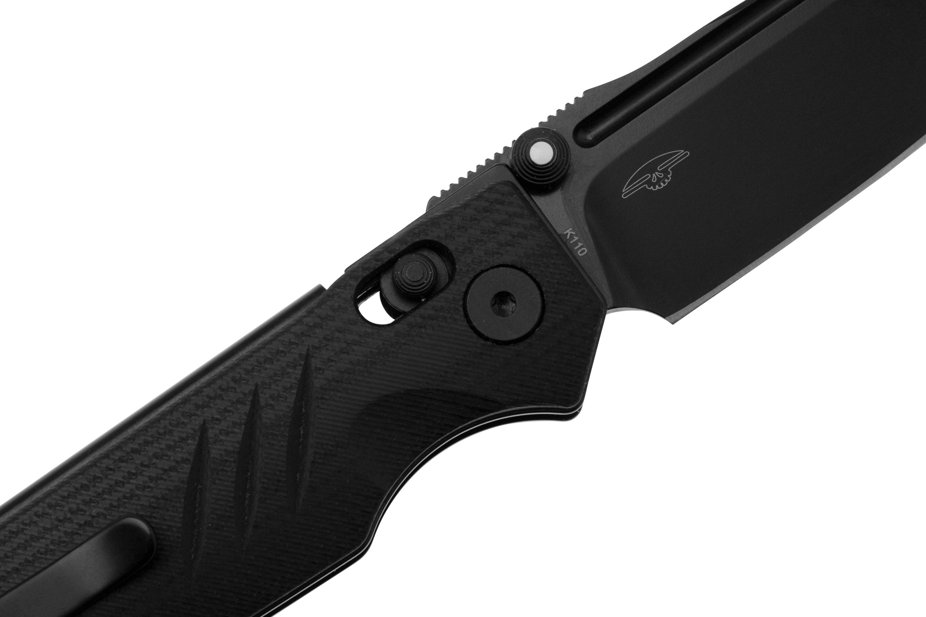 Real Steel Sacra Pro 7714BB PVD Böhler K110, Black G10, pocket knife ...