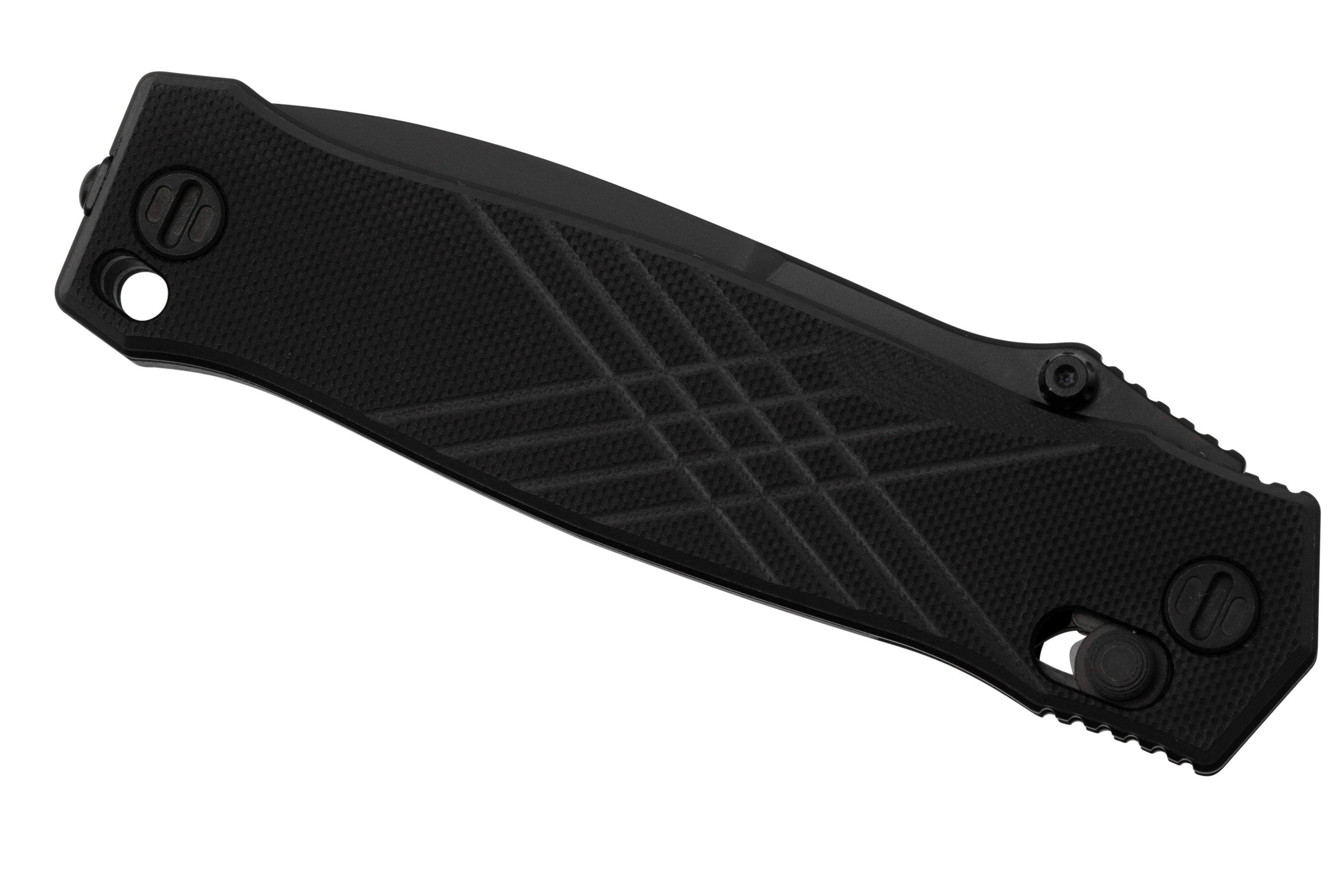 Real Steel Muninn 7752B Black G10, Black VG10, pocket knife