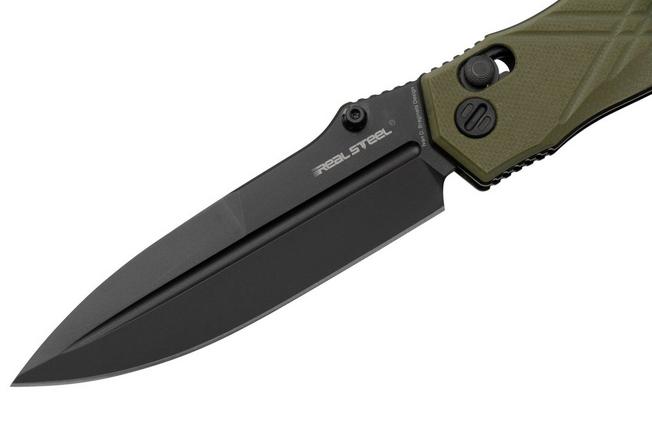 Real Steel H5 Knife, Brown G10, RS-7754