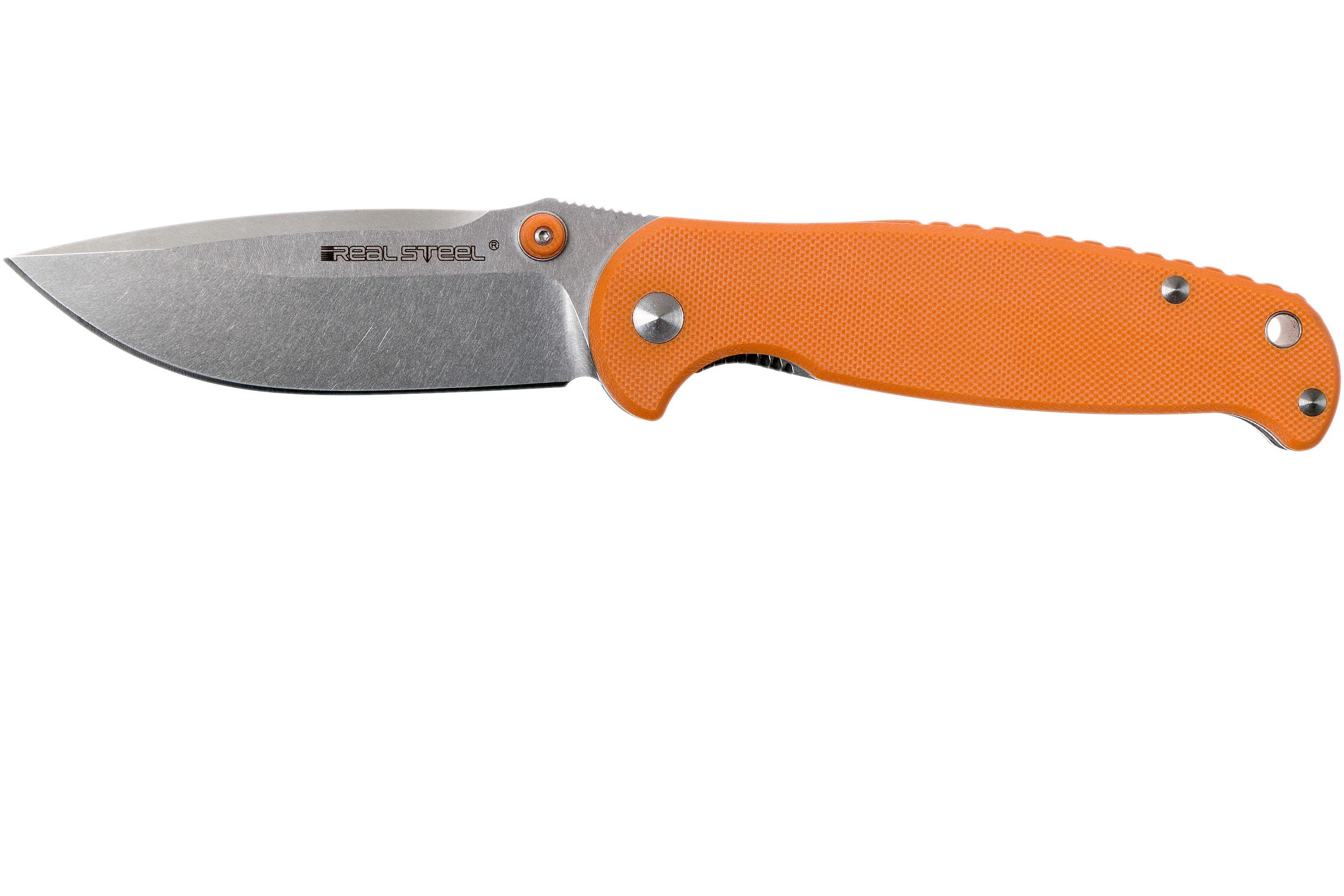 Real Steel Blue Sheep H6 Orange Special Edition 7766 pocket knife 