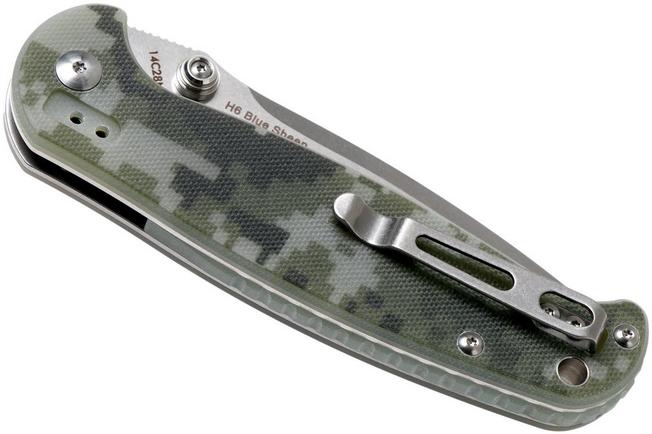 Image for Real Steel Blue Sheep H6 Satin Camo Bright 7767 pocket knife