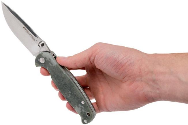 Image for Real Steel Blue Sheep H6 Satin Camo Bright 7767 pocket knife
