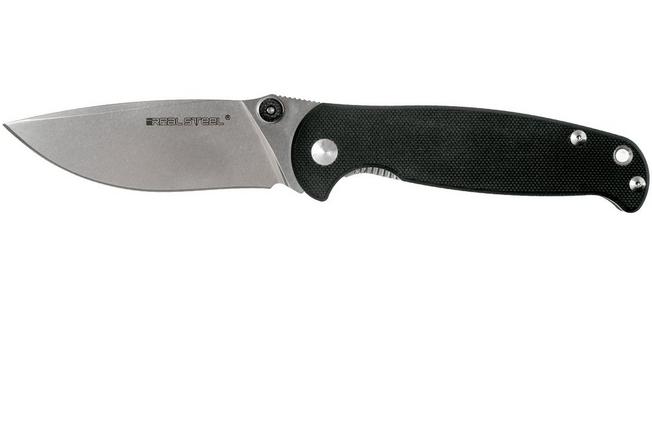 Image for Real Steel H6-S1 Black G10 7771 pocket knife