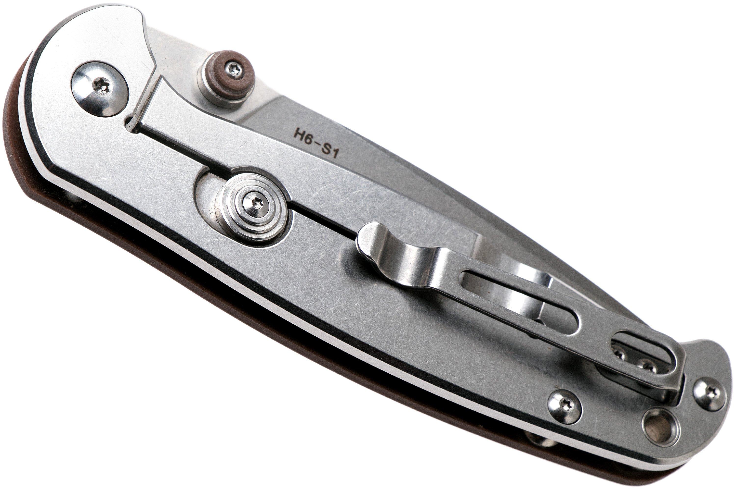 Real Steel H6S1 Brown G10 7773 pocket knife Advantageously shopping