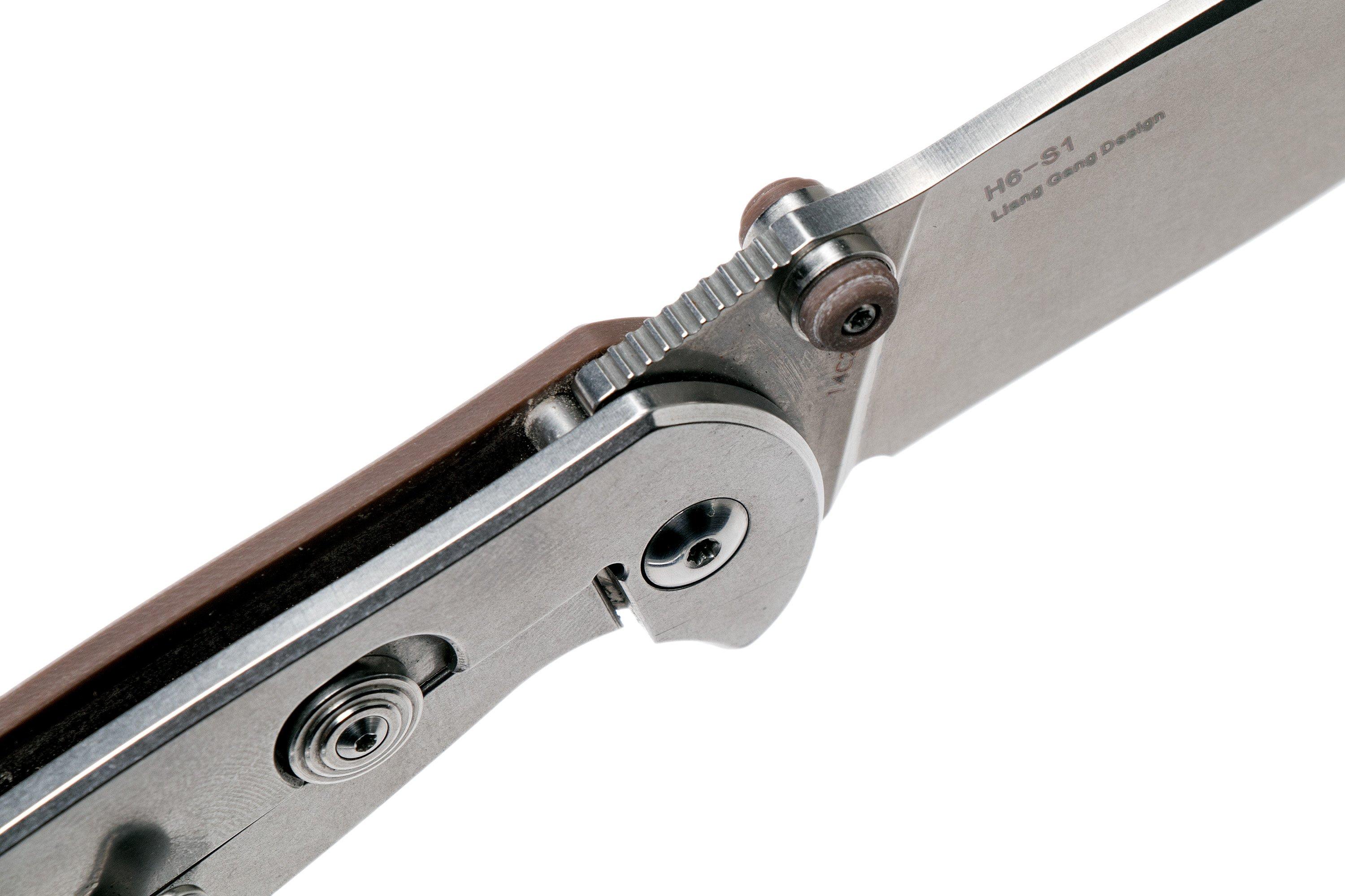 Real Steel H6S1 Brown G10 7773 pocket knife Advantageously shopping