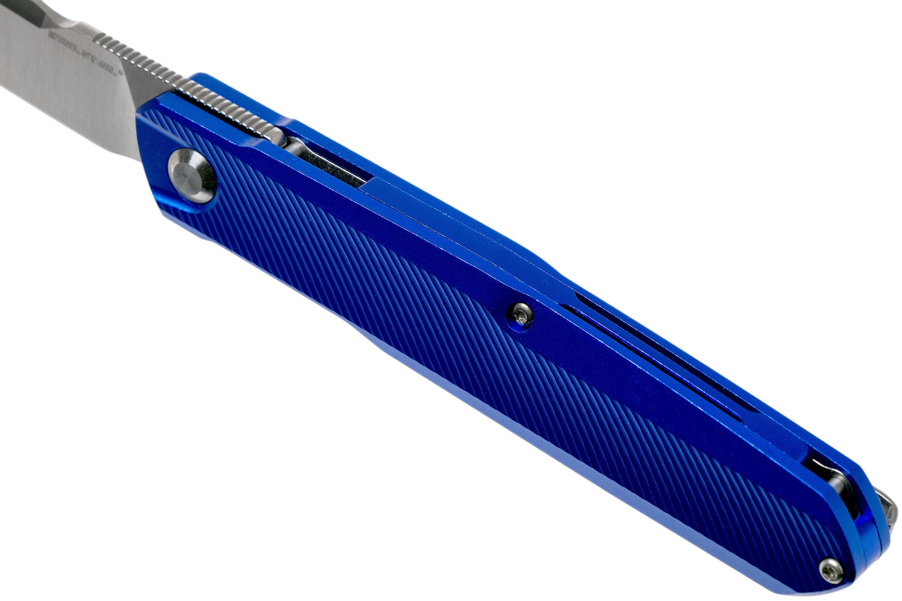 Real Steel G5 conamorph Frontflipper Mk. II 7838 Intense Blue navaja