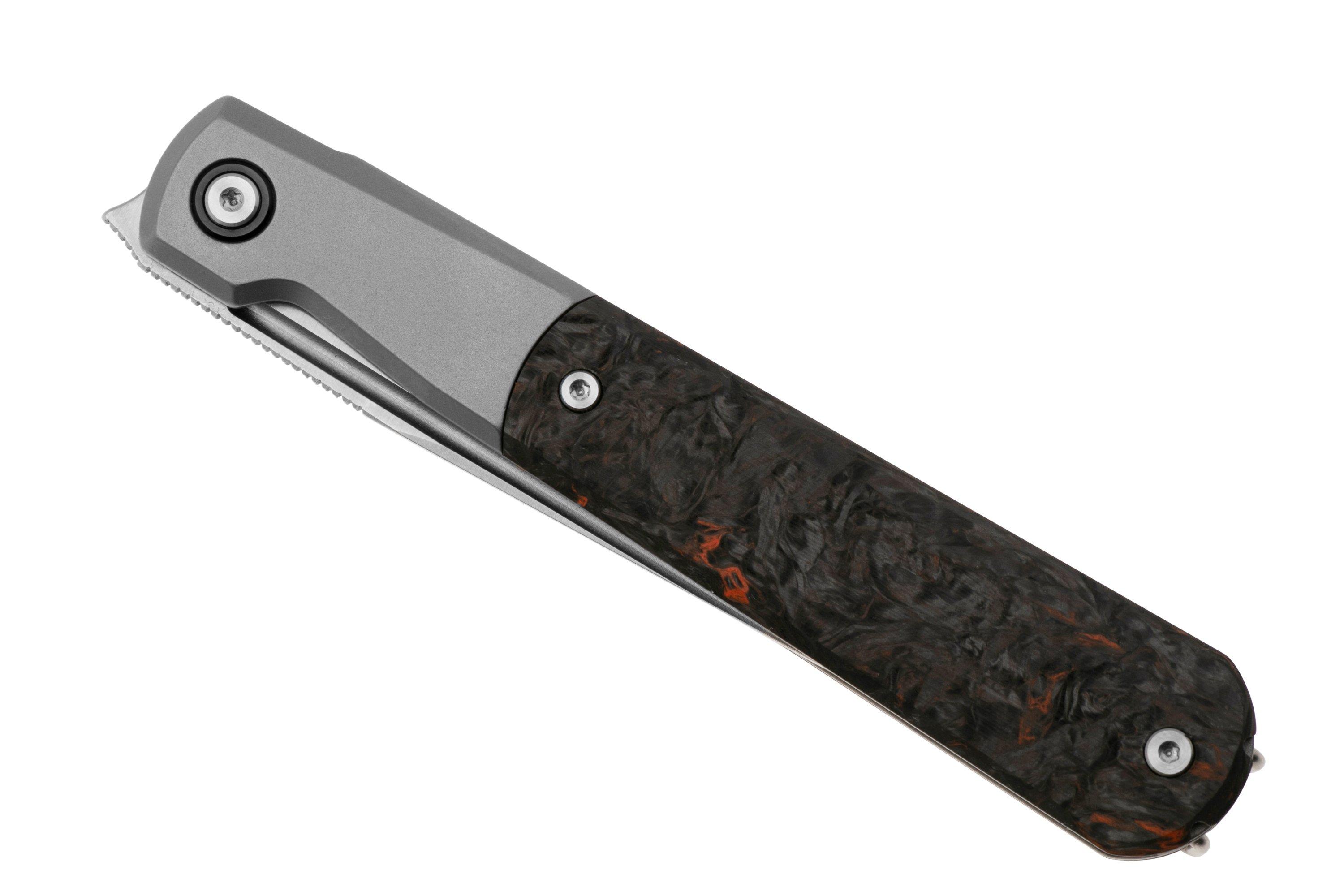 Real Steel Barlow RB-7 7895 CPM S35VN, FatCarbon Dark Matter