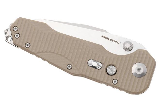 Afbeelding voor Real Steel Evolution Ironclad 7912SC, Stonewashed D2 Tanto, Coyote G10, zakmes, Carson Huang design