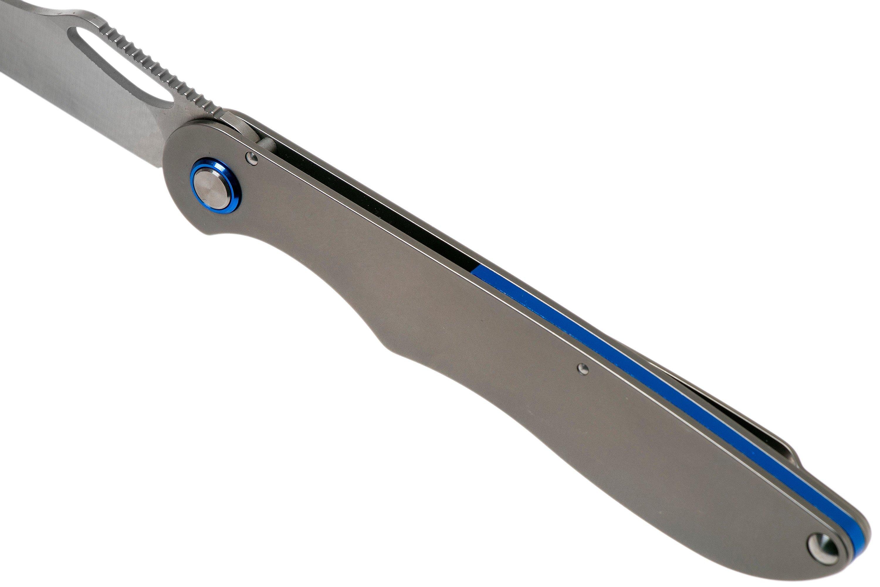 Real Steel RealSlim 7931 BlueStainless navaja, Helmut Jermer design