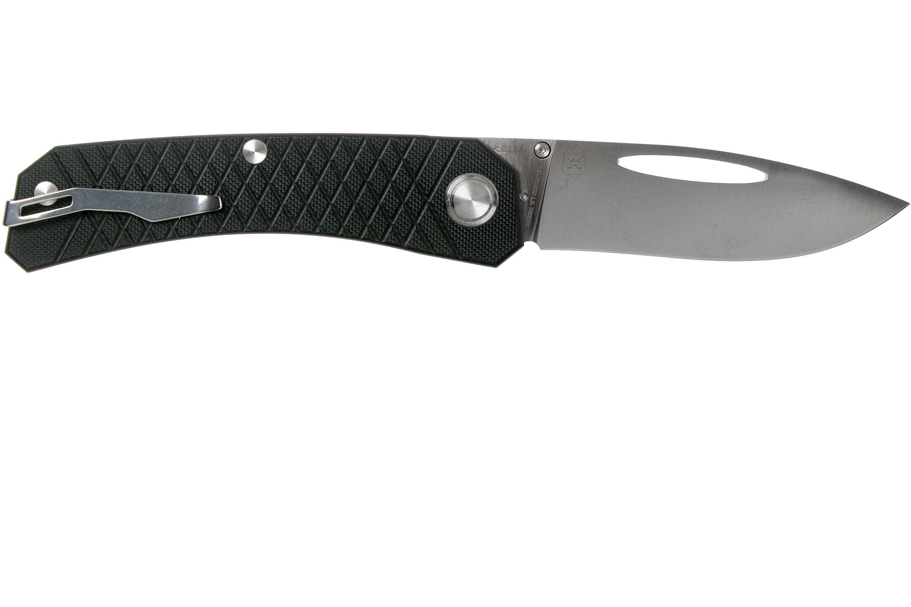 Real Steel Akuma Black Taschenmesser Folder Klappmesser ✔️BÖKER TIPP✔️ 01RE174 