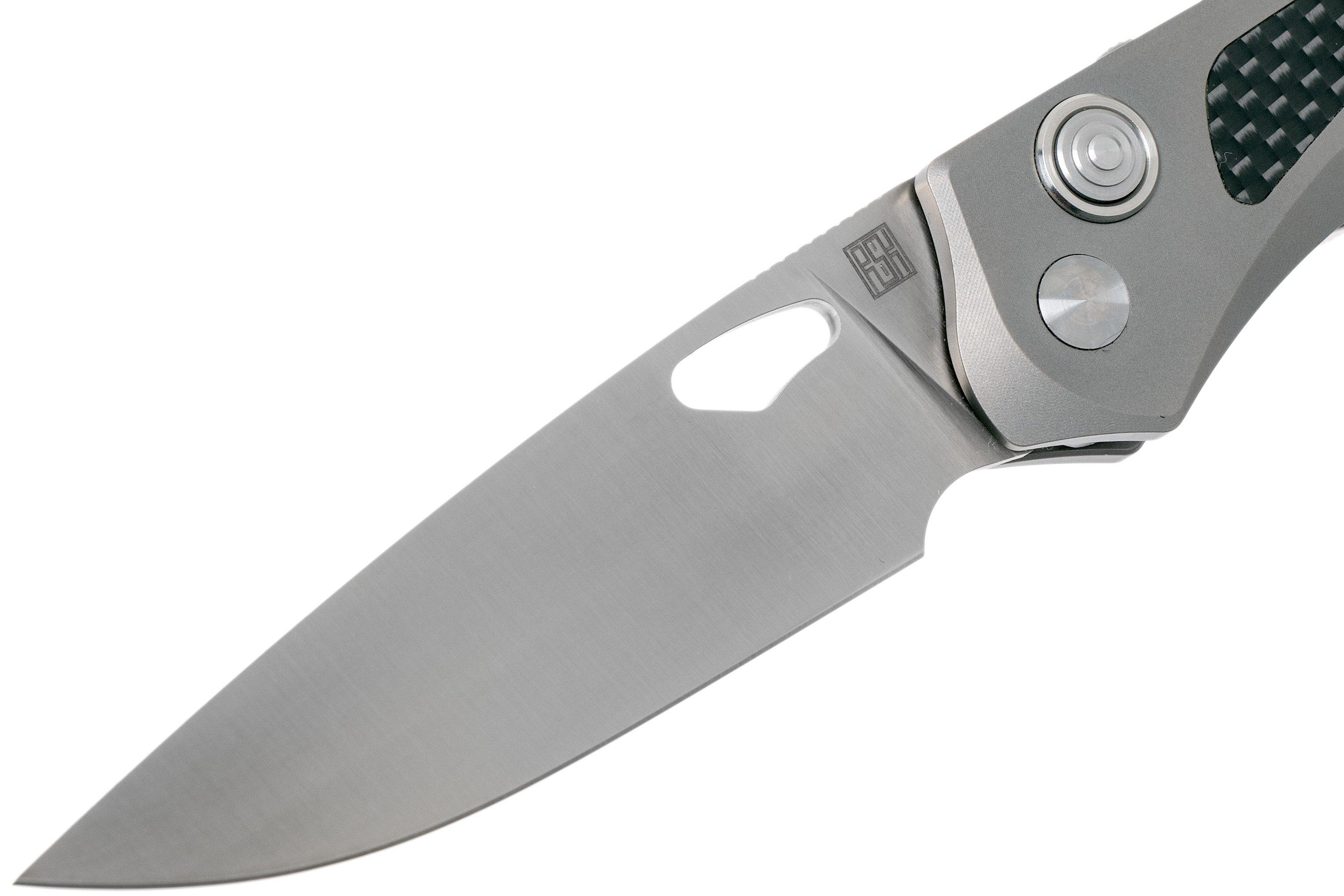 Real Steel Griffin 2017 Titanium 9311 pocketknife, Carson Huang design