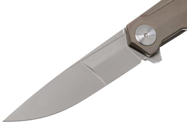 Image for Real Steel S3 Puukko Flipper Cold Copper 9512 pocket knife, Ostap Hel design