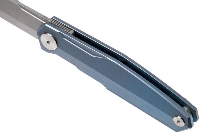 Image for Real Steel S3 Puukko Front Flipper Sky Purple 9522 pocket knife, Ostap Hel design