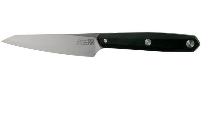 Real Steel Knives OHK Paring Kitchen Knife - 4.25 14C28N Sandvik Stainless  Steel Blade, Black G10 Handle