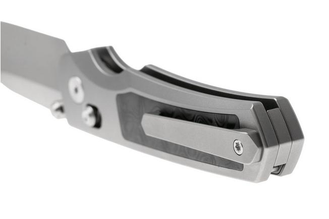 Afbeelding voor Remette RT-Aurora Crossbar Lock AURA-D Two-Tone M390, Pearlescent Titanium, zakmes
