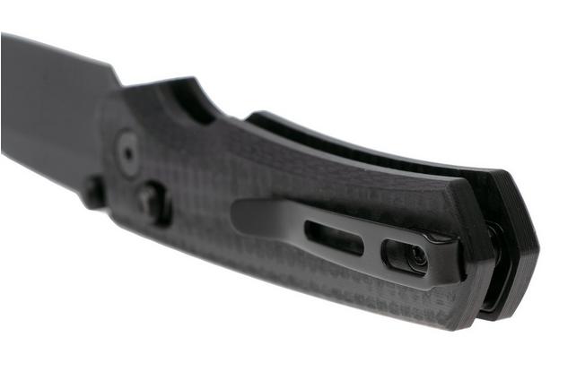Afbeelding voor Remette RT-Aurora Crossbar Lock AURA-G2 Blackwashed 14C28N, Black G10, zakmes