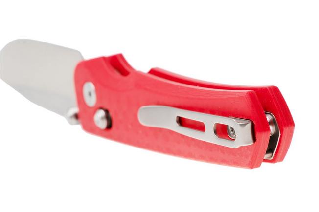 Afbeelding voor Remette RT-Aurora Crossbar Lock AURA-G4 Satin 14C28N, Red G10, zakmes