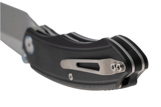Afbeelding voor Remette Wild Species Liner Lock GC103-B Satin 14C28N, Black G10, zakmes