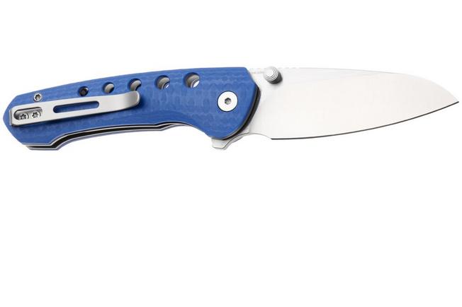 Afbeelding voor Remette RT-BEE Liner Lock RT-BEE-B Satin 14C28N, Blue G10, zakmes