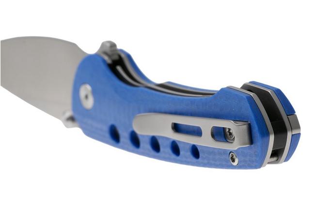 Afbeelding voor Remette RT-BEE Liner Lock RT-BEE-B Satin 14C28N, Blue G10, zakmes