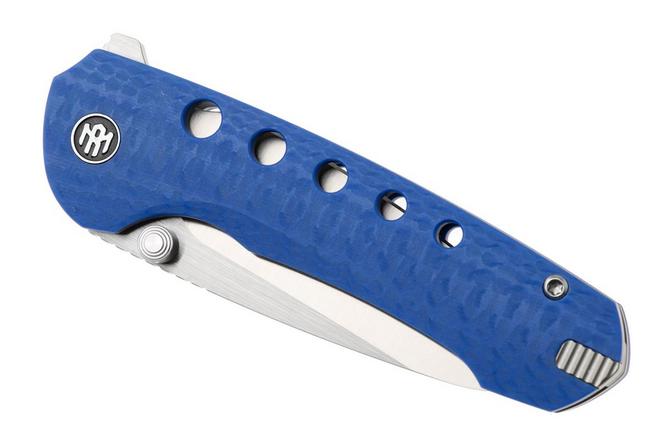 Afbeelding voor Remette RT-BEE Liner Lock RT-BEE-B Satin 14C28N, Blue G10, zakmes