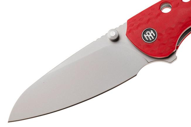 Afbeelding voor Remette RT-BEE Liner Lock RT-BEE-R Beadblasted 14C28N, Red G10, zakmes