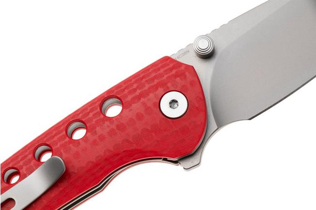 Afbeelding voor Remette RT-BEE Liner Lock RT-BEE-R Beadblasted 14C28N, Red G10, zakmes