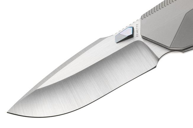 Afbeelding voor Remette RT-WK1 Integral Disassembly Knife RT-WK1-E Satin M390, Grey Titanium, zakmes