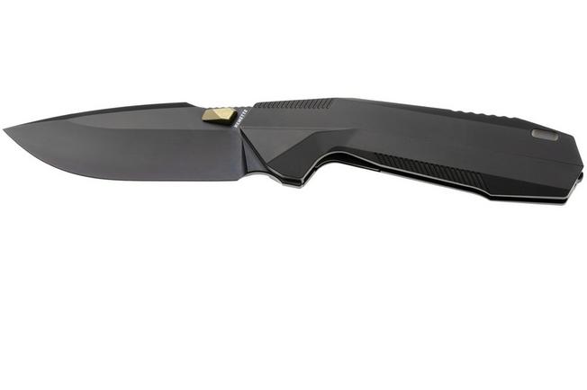 Afbeelding voor Remette RT-WK1 Integral Disassembly Knife RT-WK1-F Black DLC M390, Black DLC Titanium, zakmes