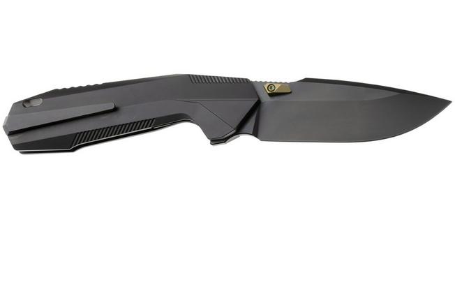 Afbeelding voor Remette RT-WK1 Integral Disassembly Knife RT-WK1-F Black DLC M390, Black DLC Titanium, zakmes