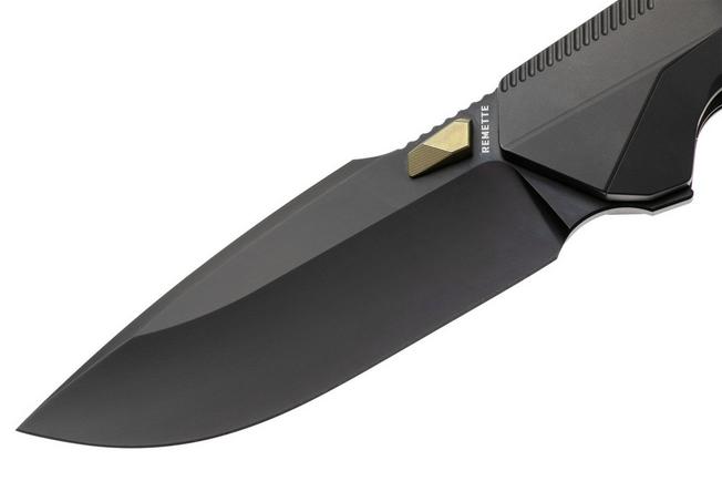 Afbeelding voor Remette RT-WK1 Integral Disassembly Knife RT-WK1-F Black DLC M390, Black DLC Titanium, zakmes