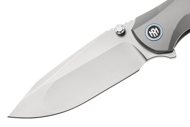Afbeelding voor Remette RT-Cool Whale Frame Lock RTCL-T1 Bead Blasted M390, Bead Blasted Titanium, zakmes
