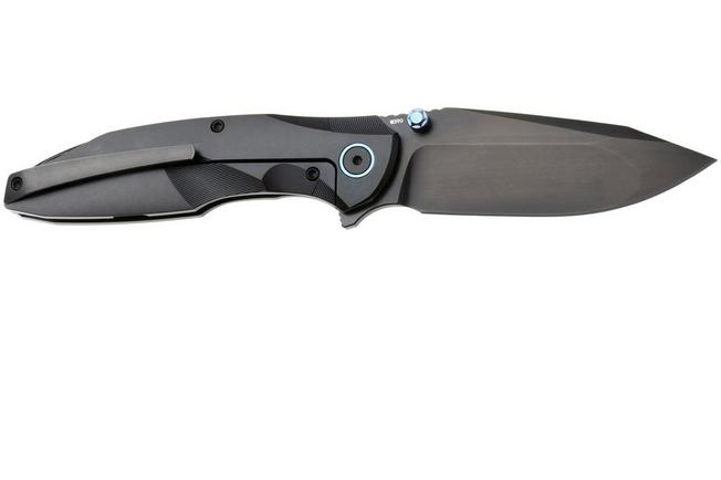 Afbeelding voor Remette RT-Cool Whale Frame Lock RTCL-T4 Black DLC M390, Black DLC Titanium, zakmes