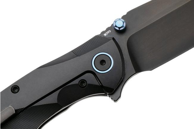 Afbeelding voor Remette RT-Cool Whale Frame Lock RTCL-T4 Black DLC M390, Black DLC Titanium, zakmes