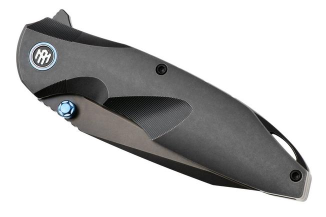 Afbeelding voor Remette RT-Cool Whale Frame Lock RTCL-T4 Black DLC M390, Black DLC Titanium, zakmes
