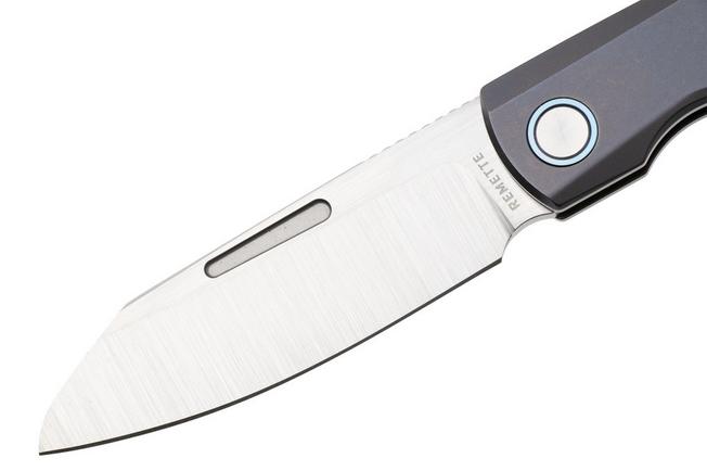 Afbeelding voor Remette RT-Squirrel Slip Joint RTDP-C Satin M390, Blue Titanium, zakmes