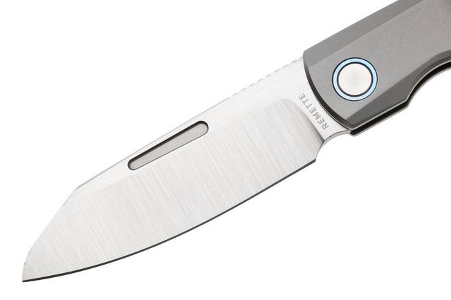 Afbeelding voor Remette RT-Squirrel Slip Joint RTDP-G Satin M390, Grey Titanium, zakmes