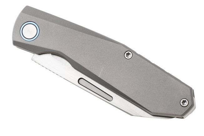Afbeelding voor Remette RT-Squirrel Slip Joint RTDP-G Satin M390, Grey Titanium, zakmes