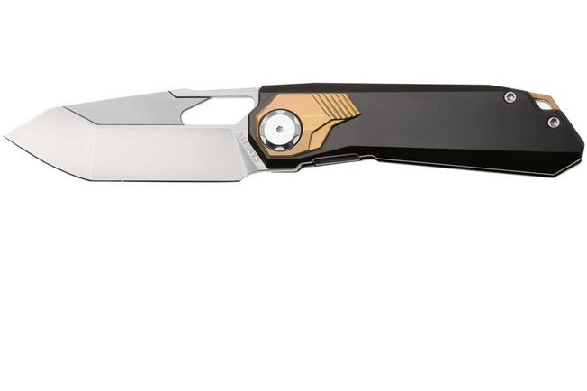 Afbeelding voor Remette RT-Peregrine Falcon Pivot Liner Lock RTT1-BX Two-Tone M390, Brown Gold Titanium, zakmes