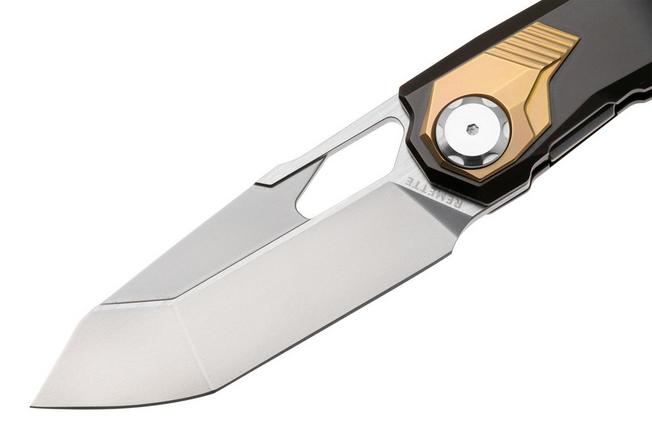 Afbeelding voor Remette RT-Peregrine Falcon Pivot Liner Lock RTT1-BX Two-Tone M390, Brown Gold Titanium, zakmes