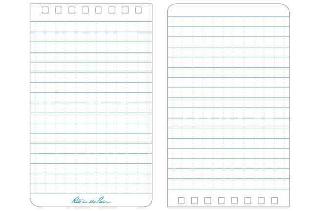 Afbeelding voor Rite in the Rain Top Spiral Notebook 135, 3" x 5", Yellow, notitieboekje