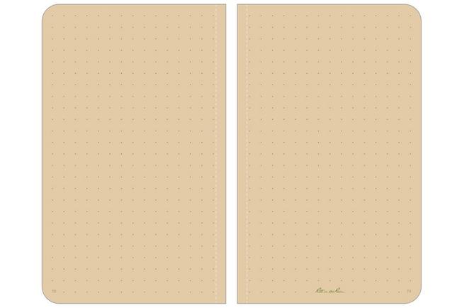 Afbeelding voor Rite in the Rain Hard Cover Book Outdoor Journal 1720G-M, 4 1/4" x 6 3/4", Green, Dot Grid, notitieboekje