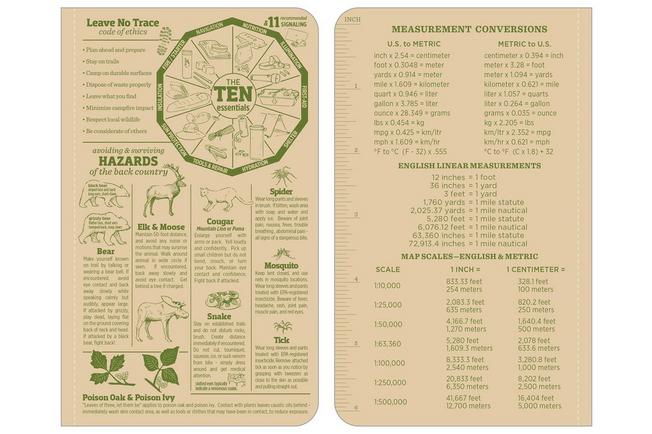 Afbeelding voor Rite in the Rain Hard Cover Book Outdoor Journal 1720G-M, 4 1/4" x 6 3/4", Green, Dot Grid, notitieboekje